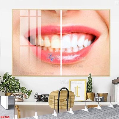 File PSD File gốc tranh in nha khoa NK265 (bản gốc) cho nhà in