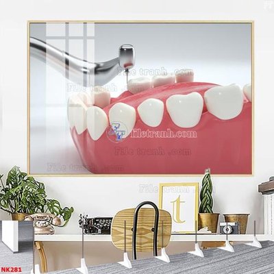 File gốc File gốc tranh in nha khoa NK281 (PSD/TIFF) độ phân giải cao