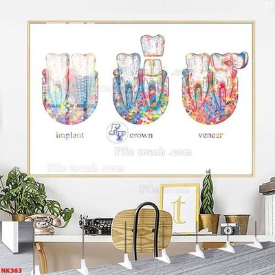 Tải file File gốc tranh in nha khoa NK363 (ảnh gốc) 300dpi File gốc tranh in nha khoa NK363