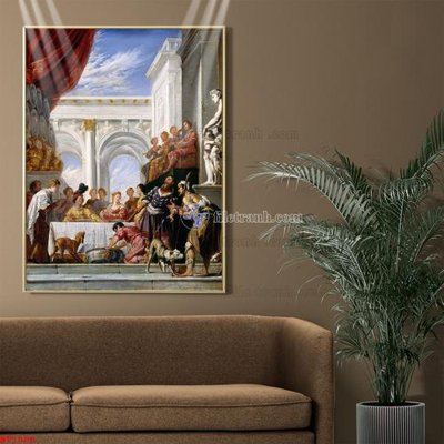 File in ấn Tranh phục hưng nhân vật châu âu NT1008 (bản gốc) chất lượng cao