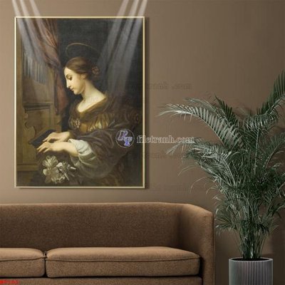 Chi tiết file tranh tráng gương Tranh phục hưng nhân vật châu âu NT101 (ảnh gốc)