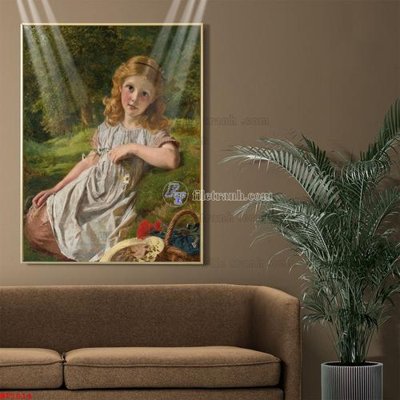 Download file gốc Tranh phục hưng nhân vật châu âu NT1014 (in lụa) cao cấp