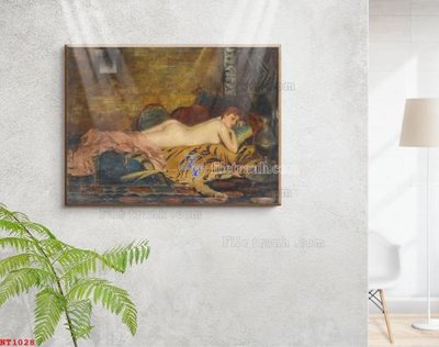 File in trần Tranh phục hưng nhân vật châu âu NT1028 (bản gốc) phong cảnh