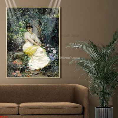 File gốc Tranh phục hưng nhân vật châu âu NT110 (phong cách) tối giản