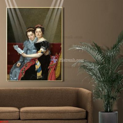 File gốc Tranh phục hưng nhân vật châu âu NT139 (in tráng gương) ốp tường