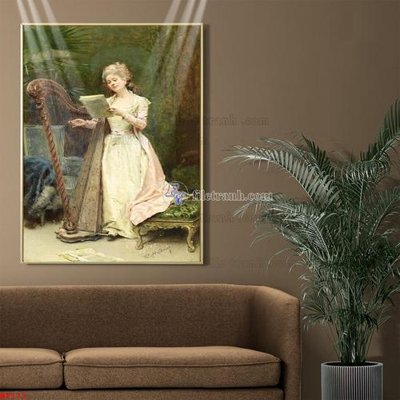 File in trần Tranh phục hưng nhân vật châu âu NT172 (bản gốc) đại dương