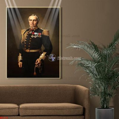 File gốc in tráng gương Tranh phục hưng nhân vật châu âu NT174 chi tiết