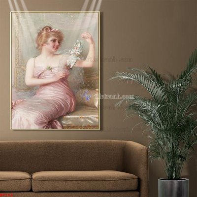 File ảnh Tranh phục hưng nhân vật châu âu NT184 (gốc) in Hiflex