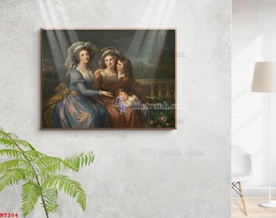 File tranh gốc Tranh phục hưng nhân vật châu âu NT204 (bản quyền) file PSD