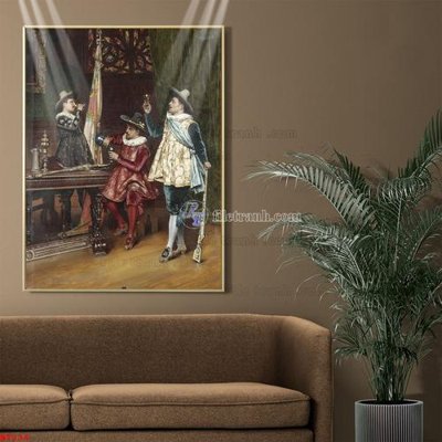 File gốc in ấn Tranh phục hưng nhân vật châu âu NT234 (sẵn sàng tải về)