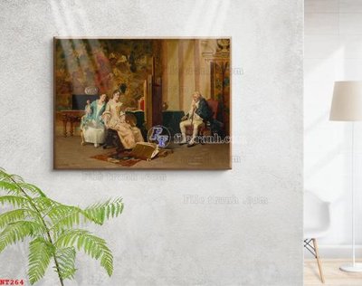 File tranh gốc Tranh phục hưng nhân vật châu âu NT264 (bản quyền) Filetranh.com