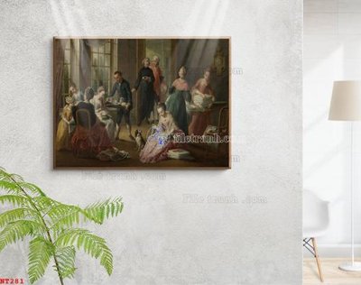 File tranh Tranh phục hưng nhân vật châu âu NT281 (ảnh gốc) không bị mờ