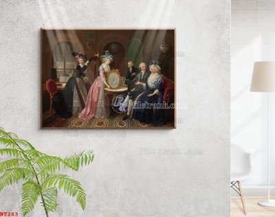 File tranh trang trí Tranh phục hưng nhân vật châu âu NT283 (tải file gốc)