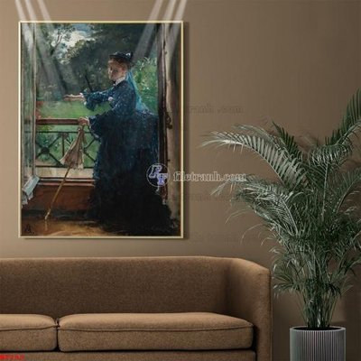 Download file gốc Tranh phục hưng nhân vật châu âu NT292 (in lụa) hoa lá