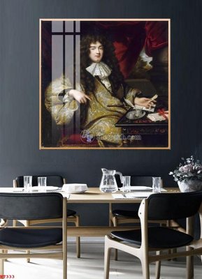 File in trần Tranh phục hưng nhân vật châu âu NT333 (file gốc) hoa văn 3D