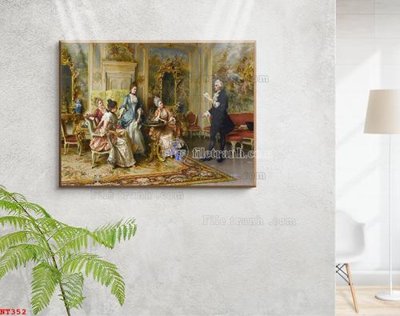 File gốc Tranh phục hưng nhân vật châu âu NT352 (thiết kế) độc quyền