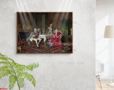 File gốc Tranh phục hưng nhân vật châu âu NT400 (ảnh chi tiết) để in lụa