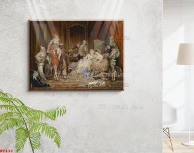 File gốc Tranh phục hưng nhân vật châu âu NT438 (chủ đề hiện đại) trang trí