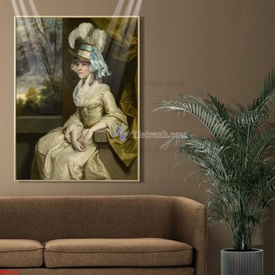 Hình ảnh file gốc in lụa Tranh phục hưng nhân vật châu âu NT449