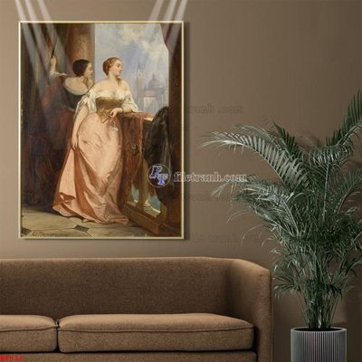 Tải file gốc Tranh phục hưng nhân vật châu âu NT516 (để in lụa)