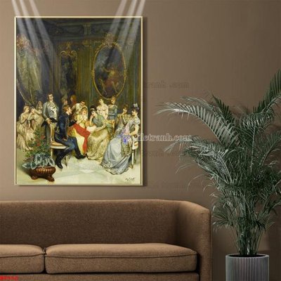 File gốc Tranh phục hưng nhân vật châu âu NT550 (bản quyền) cho in ấn