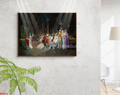 Tải file Tranh phục hưng nhân vật châu âu NT562 (ảnh gốc) in gạch men