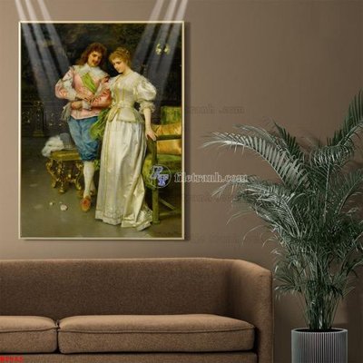 File ảnh Tranh phục hưng nhân vật châu âu NT565 (gốc) trang trí khách sạn