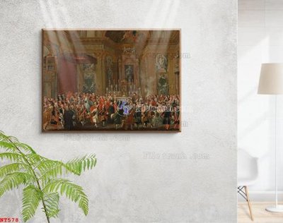 File gốc in ấn Tranh phục hưng nhân vật châu âu NT578 độ phân giải cao