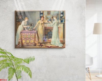 Tệp tin gốc Tranh phục hưng nhân vật châu âu NT703 (chất lượng cao) Tranh phục hưng nhân vật châu âu NT703