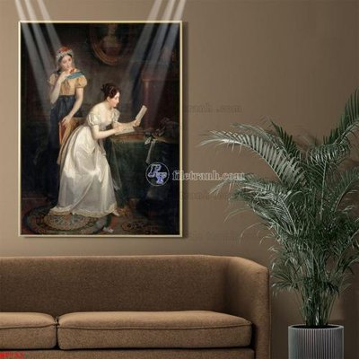 Tải file Tranh phục hưng nhân vật châu âu NT733 (gốc) làm tranh trang trí