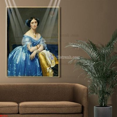 Hình ảnh file gốc in trần nhà Tranh phục hưng nhân vật châu âu NT751