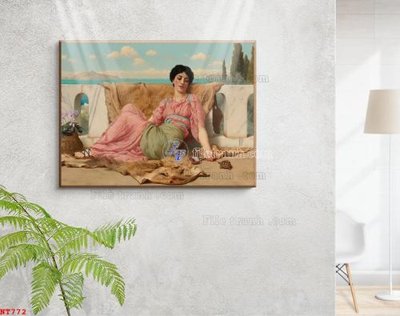 Tệp tin gốc Tranh phục hưng nhân vật châu âu NT772 (dùng cho in) Tranh phục hưng nhân vật châu âu NT772