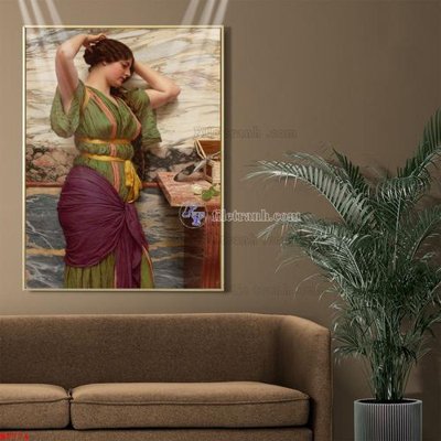 File in trần Tranh phục hưng nhân vật châu âu NT774 (bản gốc) mây trời