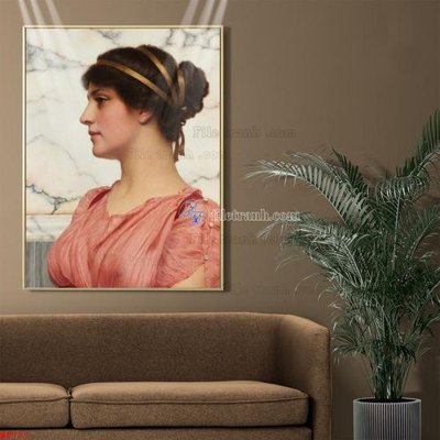 File gốc Tranh phục hưng nhân vật châu âu NT777 (in tráng gương) sang trọng