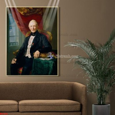 File in trần Tranh phục hưng nhân vật châu âu NT828 (bản gốc) mây trời