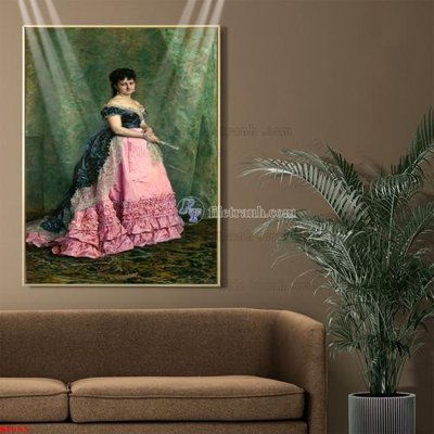 File in trần Tranh phục hưng nhân vật châu âu NT853 (bản gốc) phong cảnh