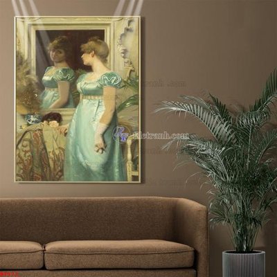 File in ấn Tranh phục hưng nhân vật châu âu NT872 (bản gốc) chất lượng cao