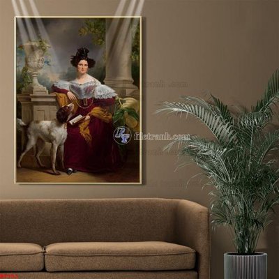 File PSD Tranh phục hưng nhân vật châu âu NT953 (bản gốc) dễ dàng edit