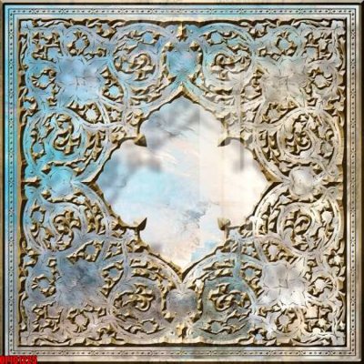 Ảnh gốc file in lụa file tranh bộ decor in treo tường tráng gương OPIC1225 chi tiết