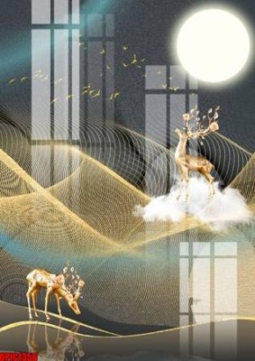 Tải file file tranh bộ decor in treo tường tráng gương OPIC1356 (ảnh gốc) in tranh kính