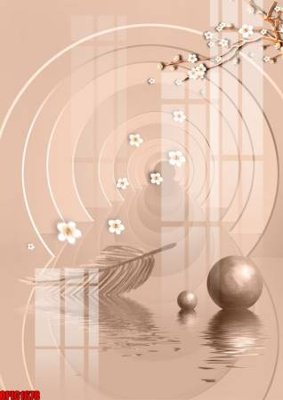 File tranh quảng cáo file tranh bộ decor in treo tường tráng gương OPIC1678 (download file gốc)