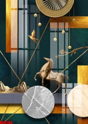 Tải file file tranh bộ decor in treo tường tráng gương OPIC1704 (gốc) làm file thiết kế