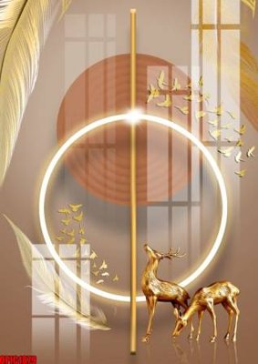 Tải file gốc file tranh bộ decor in treo tường tráng gương OPIC1879 (in khổ lớn) không vỡ