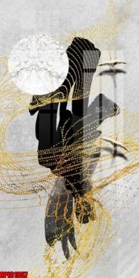 File in trần file tranh bộ decor in treo tường tráng gương OPIC1957 (bản gốc 3D) sống động