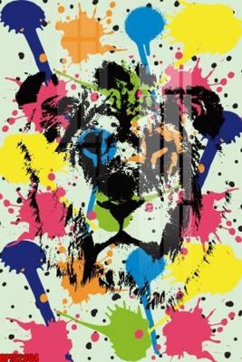 File tranh gốc file tranh bộ decor in treo tường tráng gương OPIC2004 (bản quyền) độc đáo