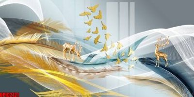 Tải file file tranh bộ decor in treo tường tráng gương OPIC2121 (gốc) làm tranh treo tường