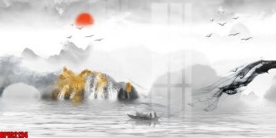 File ảnh file tranh bộ decor in treo tường tráng gương OPIC2124 (gốc) dùng in Pano