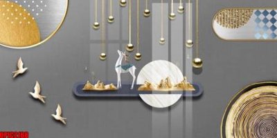 Mua file gốc file tranh bộ decor in treo tường tráng gương OPIC2188 (in ấn) tại Filetranh.com