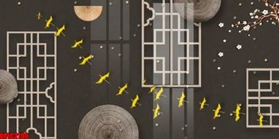 File tranh in trần file tranh bộ decor in treo tường tráng gương OPIC2190 (ảnh gốc siêu nét)