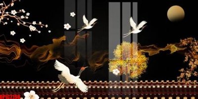 Tải file file tranh bộ decor in treo tường tráng gương OPIC2198 (ảnh gốc) file TIFF